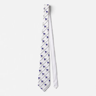 Disciplined Probabilistic Mind Inside Bell Curve Neck Tie