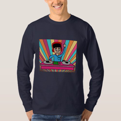 DiscJockey Retro DJ Music Producer T_Shirt