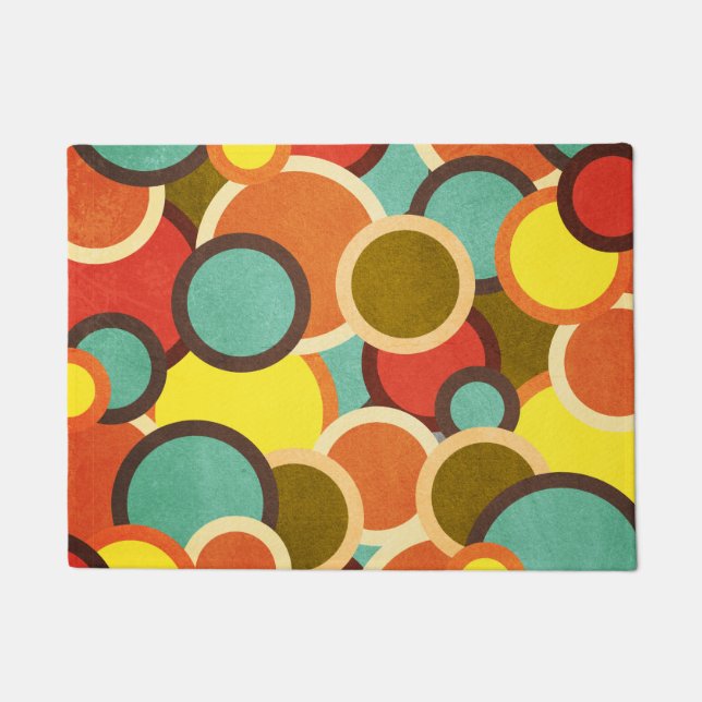 Disco 70s 60s Retro Mod Pop Culture Doormat (Front)
