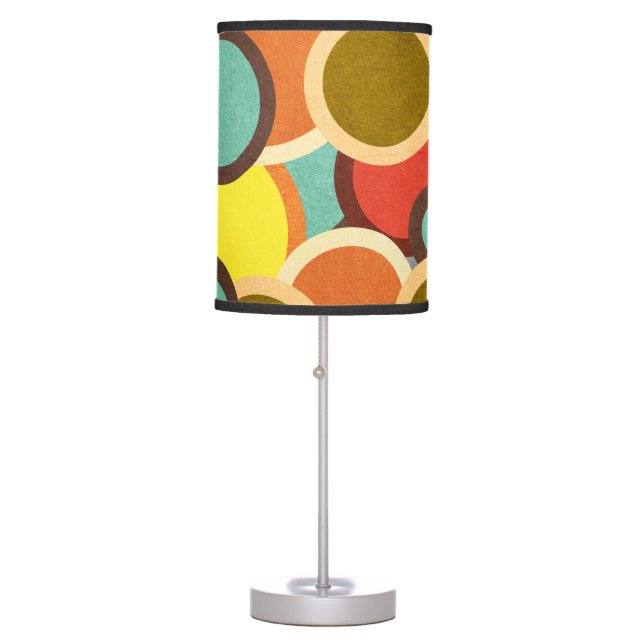 Disco 70s 60s Retro Mod Pop Culture Table Lamp (Front)