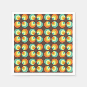 Disco 70s 60s Retro Pop Culture Napkins