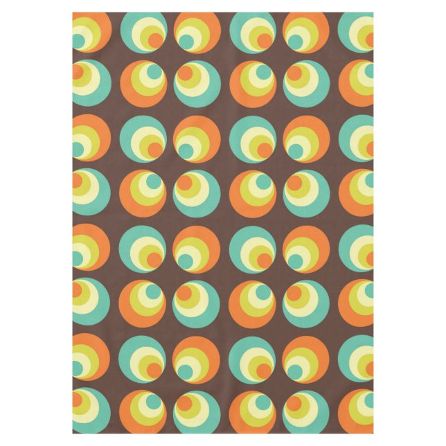 Disco 70s 60s Retro Pop Culture Tablecloth (Front)