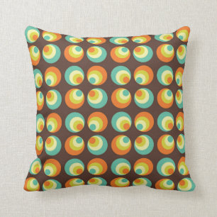 Disco 70s 60s Retro Pop Culture Throw Pillow