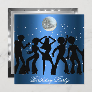Disco 70's Birthday Party Invitation