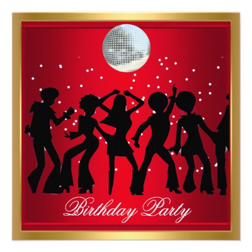 Custom Disco Party Invitations 9