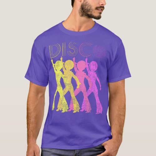 Disco 70s Themed Vintage Retro Party T_Shirt