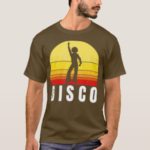 Disco 70s Vintage Retro Sunset T-Shirt