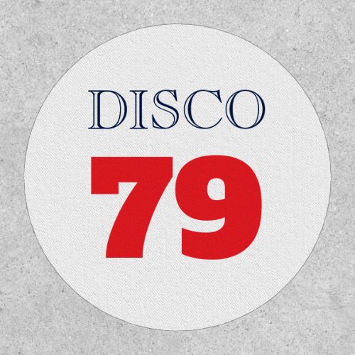 Disco 79 Pop Art Music Entertainment Retro Patch