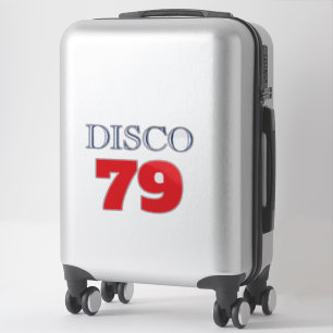 Disco 79 Pop Art Music Entertainment Retro Sticker