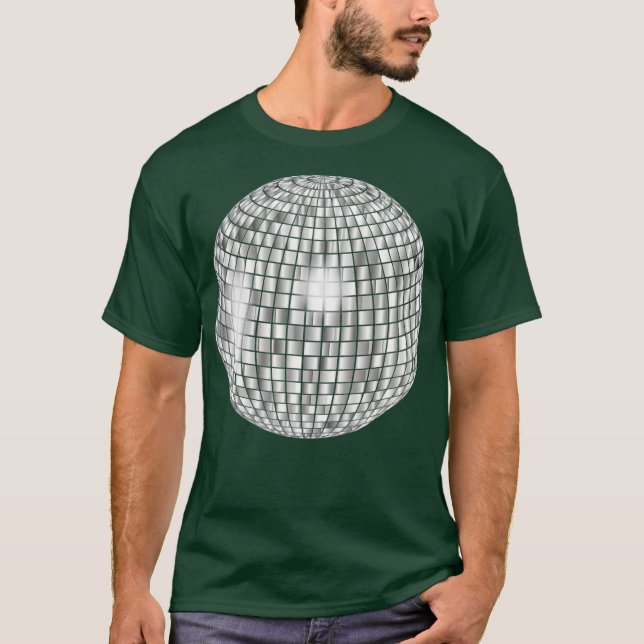 Disco Ball 80s Music Dance Party T-Shirt (Front)