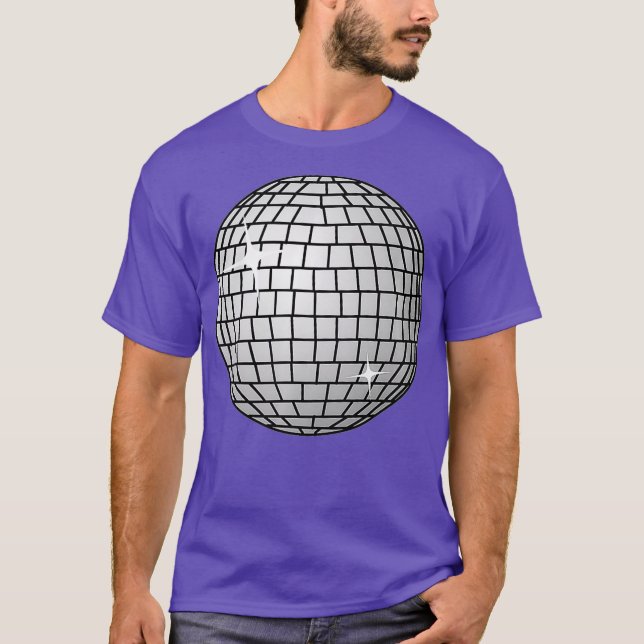 Disco Ball 80s Theme Dance Party Premium T-Shirt (Front)
