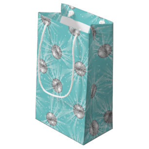 Disco Ball Baby Shower Blue Boy Small Gift Bag