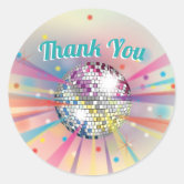 Disco Ball Classic Round Sticker