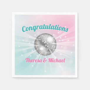 Disco Ball Baby Shower Napkins
