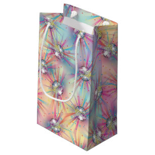 Disco Ball Baby Shower Rainbow Small Gift Bag