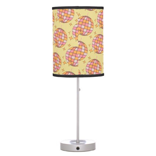 DISCO BALL BEIGE TABLE LAMP (Back)