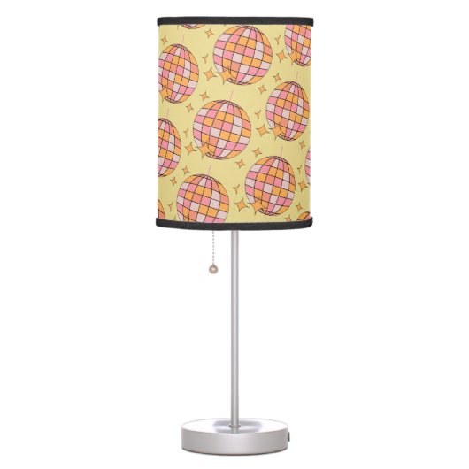 DISCO BALL BEIGE TABLE LAMP (Right)