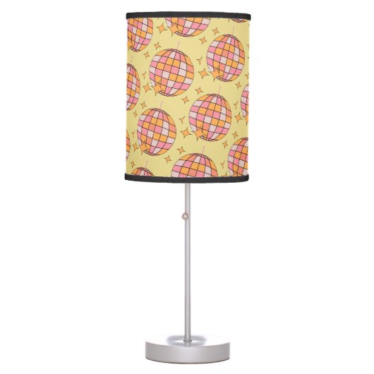 DISCO BALL BEIGE TABLE LAMP (Front)
