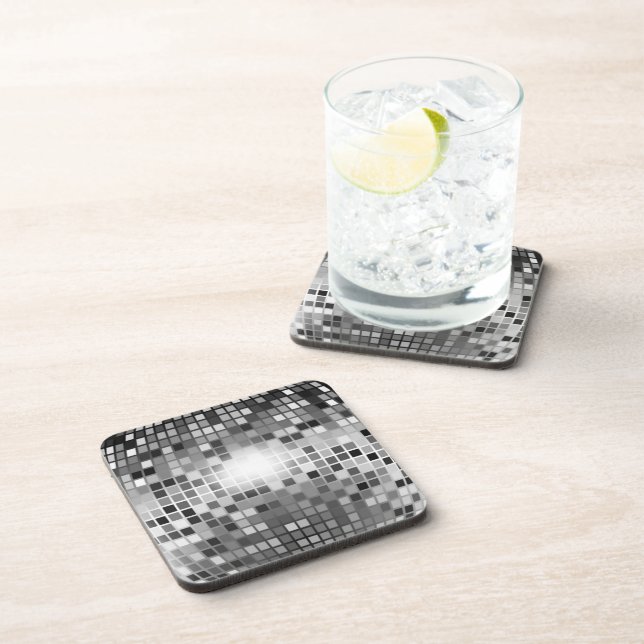 DISCO BALL BEVERAGE COASTER (Right Side)
