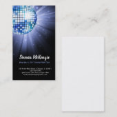 Disco ball blue business card | Zazzle