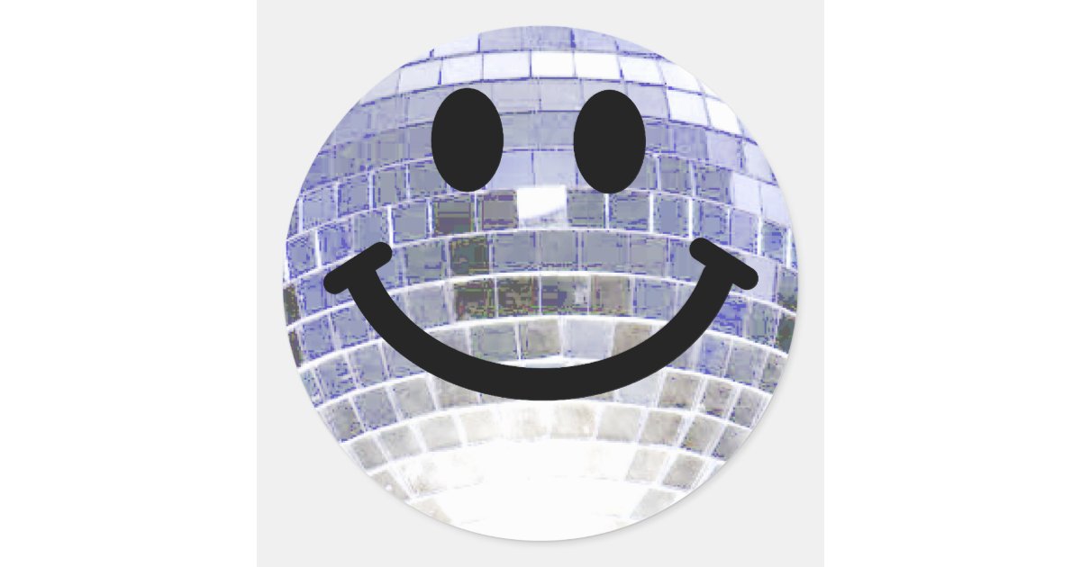 Disco Ball Classic Round Sticker Zazzle