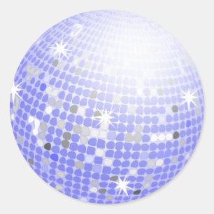 Disco Ball Classic Round Sticker