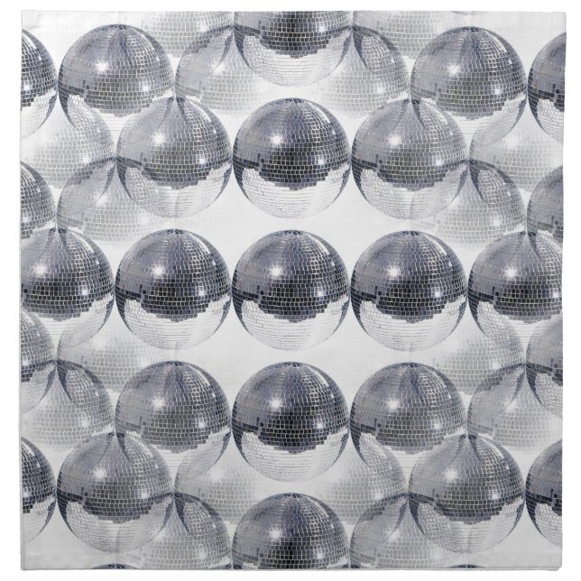disco ball cloth napkin (Front)