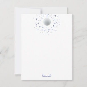 Disco Ball Dance Note Card