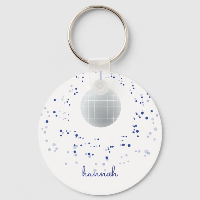 Disco Ball Dancer Keychain (Front)