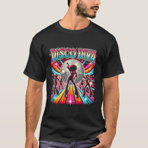 Disco Ball Disco Diva Queen T-Shirt