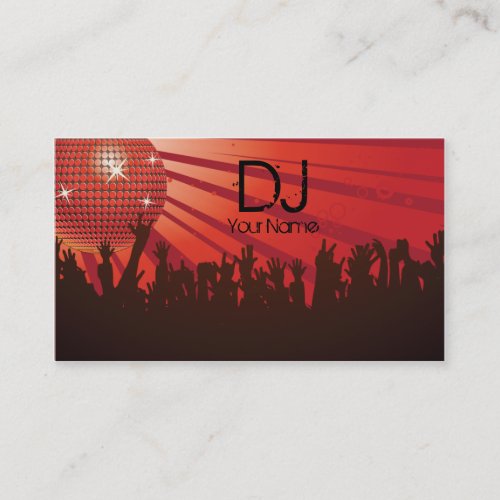 Disco Ball _DJ Business card