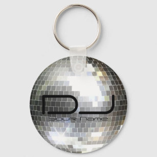 Disco Ball DJ Keychain