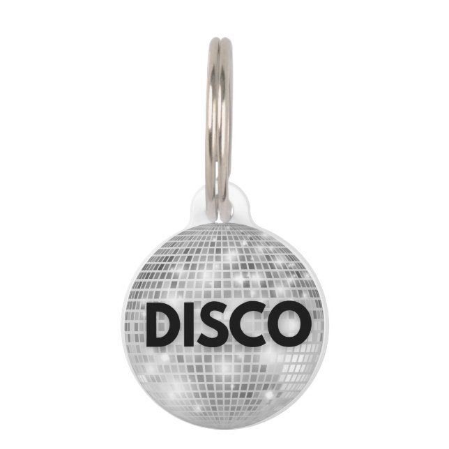Disco Ball Dog Tag (Front)