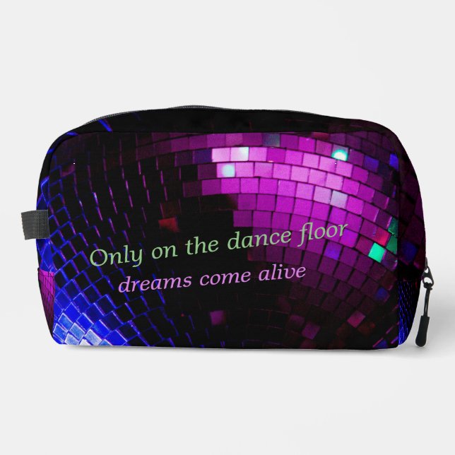 Disco Ball Dreams Cosmetic Bag (Front)