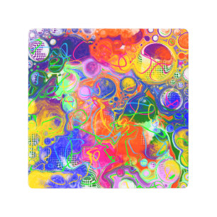 Disco Ball Electricity Fluid Art