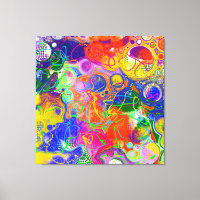Disco Ball Electricity Fluid Art
