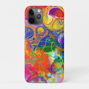 Disco Ball Electricity Fluid Art iPhone 11 Pro Case