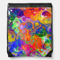 Disco Ball Electricity Fluid Art