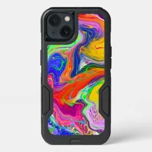 Disco Ball Electricity Fluid Art iPhone 13 Case