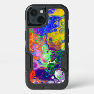 Disco Ball Electricity Fluid Art iPhone 13 Case