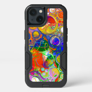 Disco Ball Electricity Fluid Art iPhone 13 Case