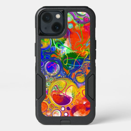 Disco Ball Electricity Fluid Art  iPhone 13 Case