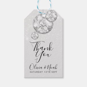Disco Ball Engagement Party  Gift Tags