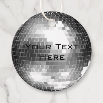 Disco Ball Favor Tags by istanbuldesign at Zazzle