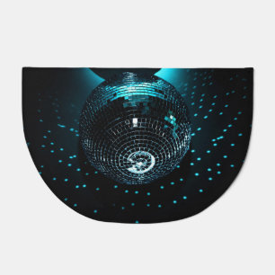Disco Ball Glare, Nightclub Background. Doormat