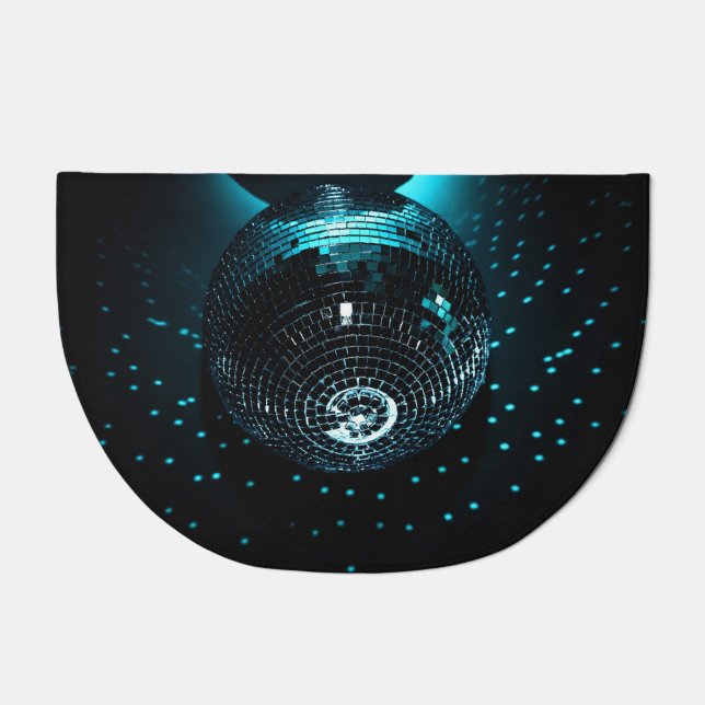 Disco Ball Glare, Nightclub Background. Doormat (Front)