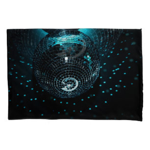 Disco Ball Glare, Nightclub Background. Pillow Case