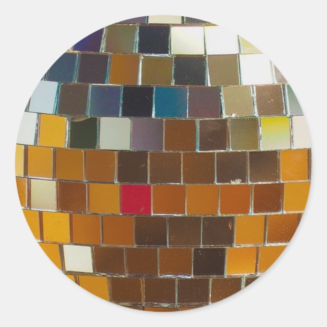 Disco Ball - Glossy Sticker (Front)