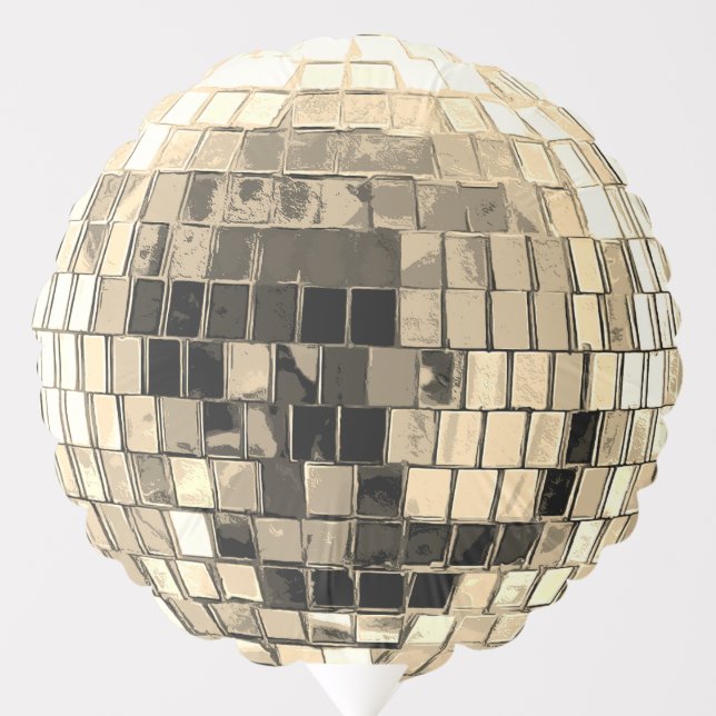 Disco Ball - Gold Balloon (Front)