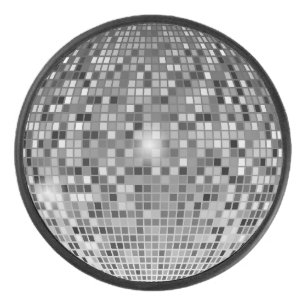 Disco Ball Hockey Puck